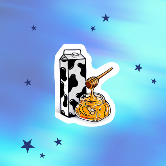 Sticker Milk and Honey